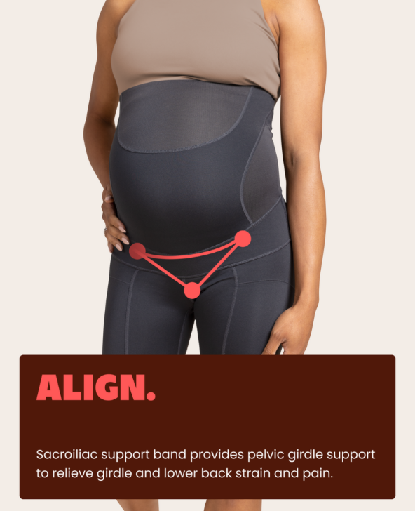 Pregnancy Support Leggings - 3/4 length
